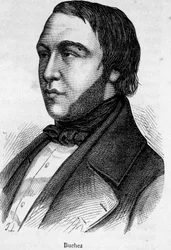 Porträtt av Buchez, fransk filosof och politiker (1796 - 1865)