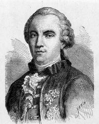 Porträtt av Buffon (1707 - 1788) - i "" Vetenskapens album; berömda forskare; Stora upptäckter””” 1896.