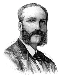 Porträtt av Charles Baihaut (1843-1917), fransk politiker. Gravyr i ""The Illustrated World"", 16 januari