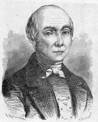 Porträtt av Charles Dallery (1754 - 1835), - i "" Vetenskapens album; berömda forskare; Stora upptäckter””” 1896.