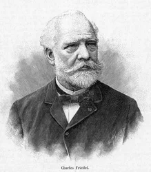 Porträtt av Charles Friedel (1832-1899), fransk kemist och mineralog.