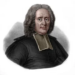Porträtt av Charles Rollin (1661-1741), fransk historiker och pedagog.