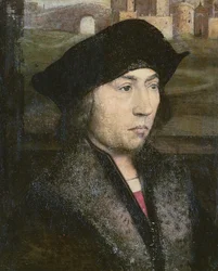 Porträtt av Karl VIII (1470-98)