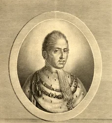 Porträtt av Karl X (1757-1826) kung av Frankrike och Navarra