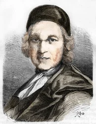 Porträtt av Charles de Saint evremond