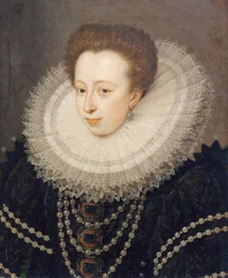 Porträtt av Christine av Lorraine (panel)