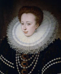 Porträtt av Christine av Lorraine