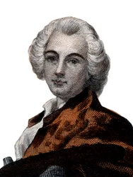 Porträtt av Claude Joseph Vernet (1714-1789), fransk målare.