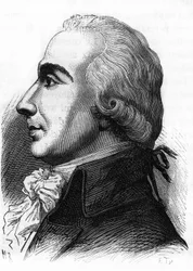 Porträtt av Dominique Joseph Garat (1749-1833) fransk advokat, journalist och filosof,