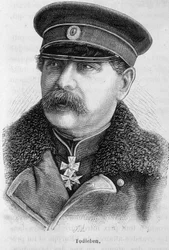 Porträtt av Edouard Ivanovich Totleben (eller Todleben)