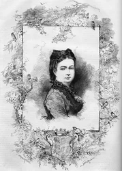 Porträtt av Elisabeth av Mac Mahon (nee Elisabeth de La Croix de Castries