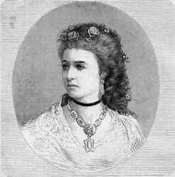 Porträtt av Emma Albani (Marie Louise Emma Cecile Lajeunesse dite