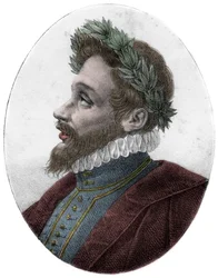 Porträtt av Etienne Jodelle (Paris