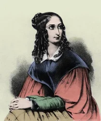 Porträtt av Flora Tristan, Gauguins mormor, 1839