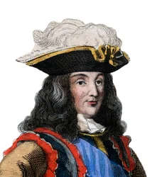 Porträtt av Francois Henri de Montmorency Bouteville, kallad Marechal de Luxembourg, (1628-1695), fransk general, marskalk av Frankrike.