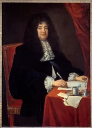 Porträtt av Francois Michel Le Tellier, Marquis de Louvois (1639 - 1691), fransk politiker. Anonym målning från 1600-talet. Museet i Versailles.