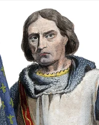 Porträtt av Gaucher V de Chastillon (ca 1249-1329), Frankrikes konstapel.