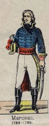 Porträtt av general Marceau (1769-1796).