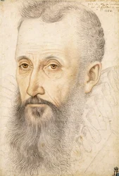 Porträtt av George Talbot, Earl of Shrewsbury, c.1582