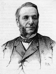 Porträtt av Georges Guiffrey (1827-1887), senator i Hautes Alpes mellan 1879-1887.