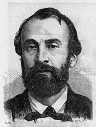Porträtt av Henry Giffard (1825 - 1882), fransk ingenjör - i "" Album of Science; berömda vetenskapsmän; Stora upptäckter””” 1896.