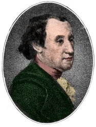 Porträtt av Henry James Pye (1745-1813) engelsk poet.