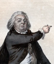 Porträtt av Honore Gabriel Riqueti, Comte de Mirabeau (1749-1791), fransk politiker och revolutionär.