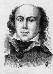 Porträtt av Jean-Baptiste (Jean Baptiste) Annibal Aubert du Bayet (DuBayet) (1757-1797) fransk politiker och general.