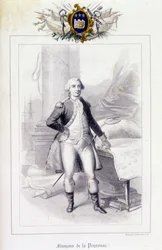 Porträtt av Jean-Francois Galaup, Comte de La Perouse (Jean Francois Laperouse