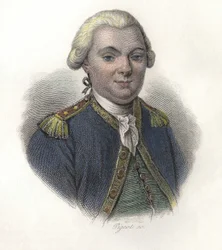 Porträtt av Jean-Francois Galaup, greve av La Perouse (Jean Francois Laperouse