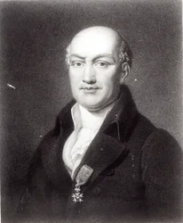 Porträtt av Jean Baptiste Joseph Delambre (1749-1822)