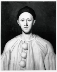 Porträtt av Jean Charles Deburau (1829-73) som Pierrot