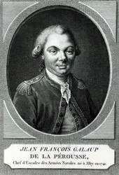 Porträtt av Jean Francois Galaup de la Perouse (1741-88)
