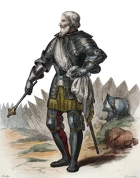 Porträtt av Jean II Le Maingre (Le Meigre) (1366-1421), kallad Boucicaut, marskalk av Frankrike.