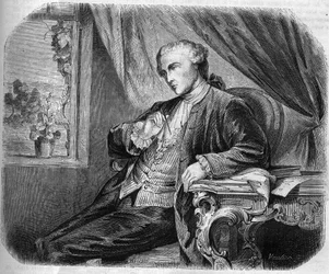 Porträtt av Jean Le Rond d