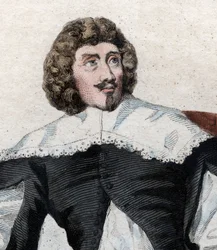 Porträtt av Jean Louis Guez de Balzac (1597-1654), fransk författare.