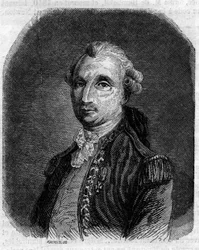 Porträtt av Johann Friedrich Blumenbach (1752-1840), tysk antropolog och biolog. Gravyr från 1852.
