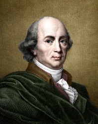 Porträtt av Johann Gottfried Herder (1744-1803) tysk filosof och författare. (senare färgläggning)