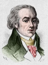 Porträtt av Joseph Genevieve, greve av Puisaye