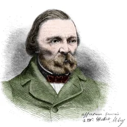 Porträtt av Joseph Mery (1797-1866), fransk poet och dramatiker.