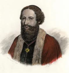 Porträtt av Joseph Pitton de Tournefort (1656-1708), fransk resenär och botaniker. I "" Porträtt av användbara män""
