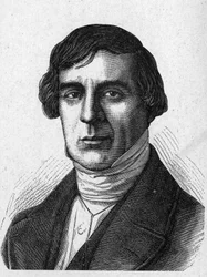 Porträtt av Jules Barthelemy Saint - Hilaire Saint Hilaire (Saint Hilaire) (1805 - 1895), fransk forskare och politiker - i "Album de la Science; berömda vetenskapsmän; Stora upptäckter””” 1896.