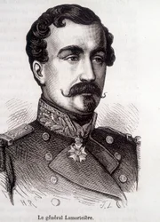 Porträtt av Lamoricière, fransk general och politiker (1806 - 1865)