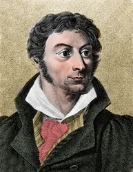 Porträtt av Lorenz Oken (1779-1851). tysk naturforskare och filosof