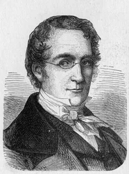 Porträtt av Louis-Joseph Gay-Lussac (Louis Joseph Gay Lussac) (1778 - 1850) - i "" Album of Science; berömda forskare; Stora upptäckter””” 1896.