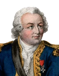 Porträtt av Louis Antoine, Comte de Bougainville (1729-1811), fransk amiral och upptäcktsresande.