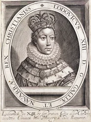 Porträtt av Ludvig XIII, ung.