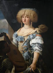 Porträtt av Maria Beatrice d