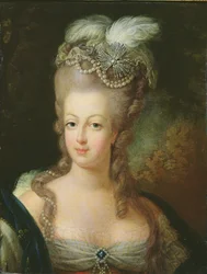 Porträtt av Marie-Antoinette de Habsbourg-Lorraine (1755-93)