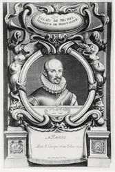 Porträtt av Michel de Montaigne